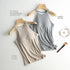 Slim Halter Neck Off-Shoulder Camisole Tops for Women - Stylish Solid Tank Tees with Chest Pad for Comfortable Summer Wear